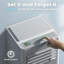 Ecotronic 10,000 BTU Portable Air Conditioner and Dehumidifier,Remote Control,Timer, White