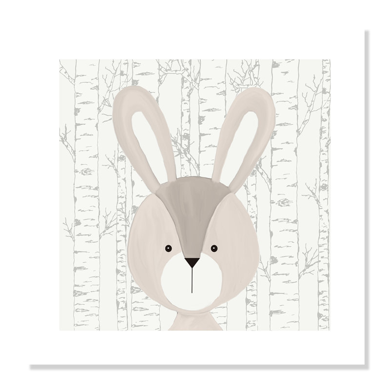 Woodland Friends 3, impression sur papier, H 20 po x l 20 po x P 1 po