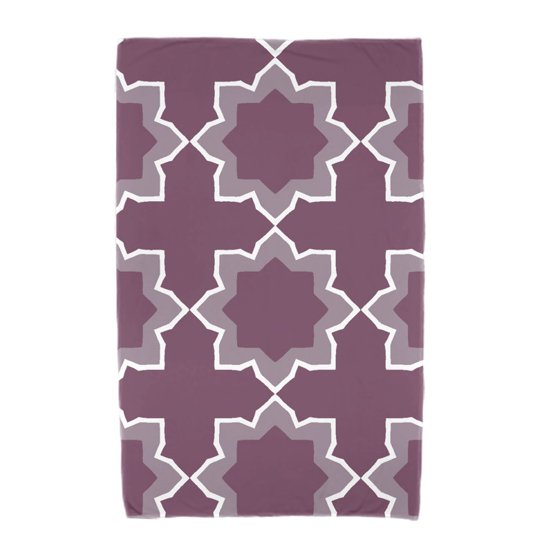Serviette de plage Garett, Mauve