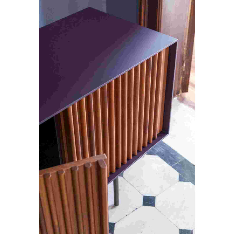 Ka-Bera 94.5'' W Sideboard, Aubergine