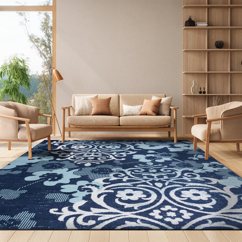 Tapis floral Ajnesh Performance, Rectangle 8 pi x 10 pi
