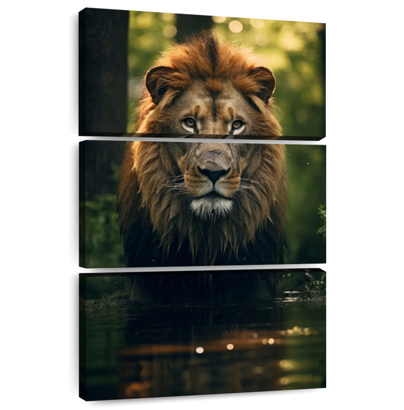 Brampt Lion In Water