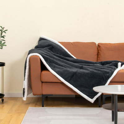 Adilee Heated Blanket with Fringe