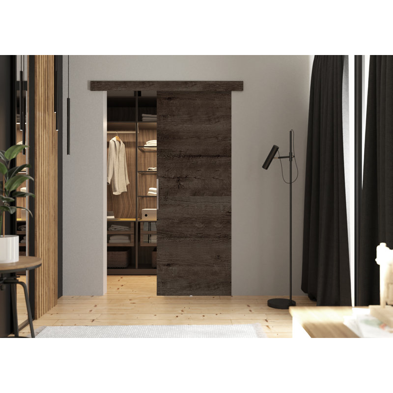 Door Malibu 1, 66cm x 205cm, Dark Ash