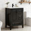 Meuble-lavabo de salle de bain avec lavabo, porte à fermeture en douceur et 3 tiroirs à fermeture en douceur-50539825