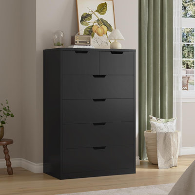 6 Drawers 27,6" W Chest, 6 Drawers Tall Dresser For Bedroom