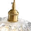 Mid-century Farmhouse Lotus Flower Glass Pendant Light