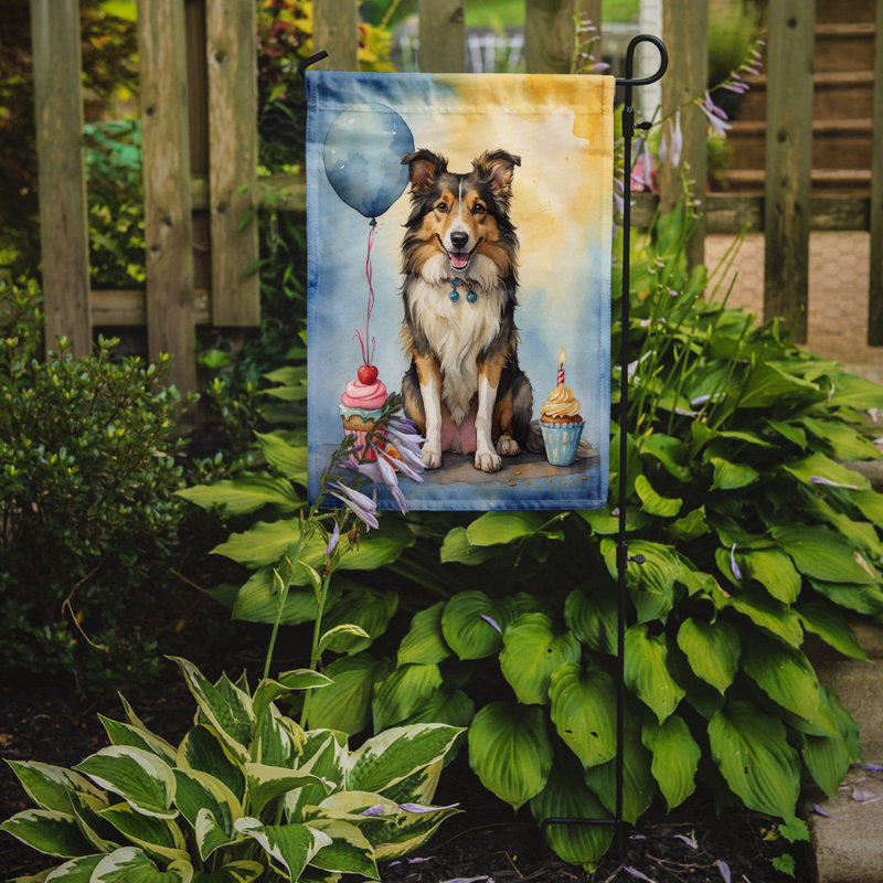 Drapeau de jardin «Happy Birthday», Colley