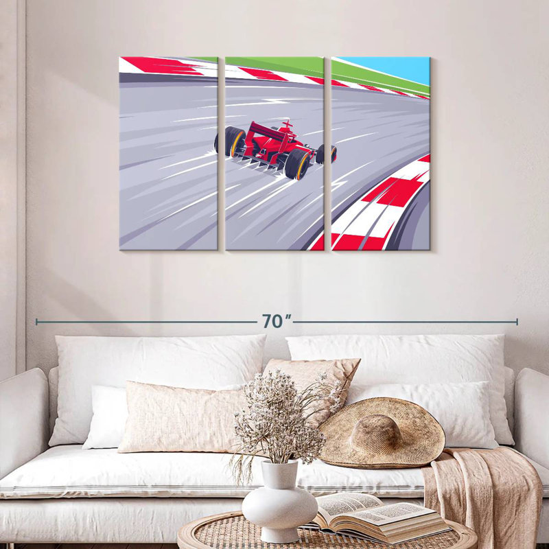 F1 Track, 28" H x 45" W