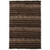 Lavasa Hand Loomed Modern Area Rug in Brown/Taupe/Tan