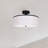 Quinnwood Poly-Blend Semi Flush Mount