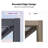 Purple Leaf Louvered Aluminum Pergola Modern Outdoor Pergola With Adjustable Roof For Deck Garden Yard