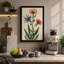 Three Carnations Botanical - Wrapped Canvas-274049122-274049130
