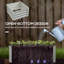 Outsunny Set of 2 Raised Garden Bed, 60 x 60 x 30.5 cm, Light Grey