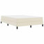  Lit avec matelas en similicuir 55,1 "x 74,8" crème-446702986-446702987