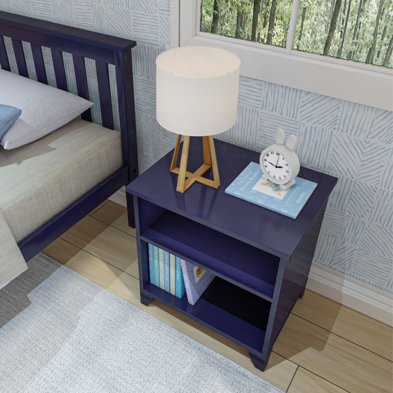 Johann Tall Nightstand, Blue