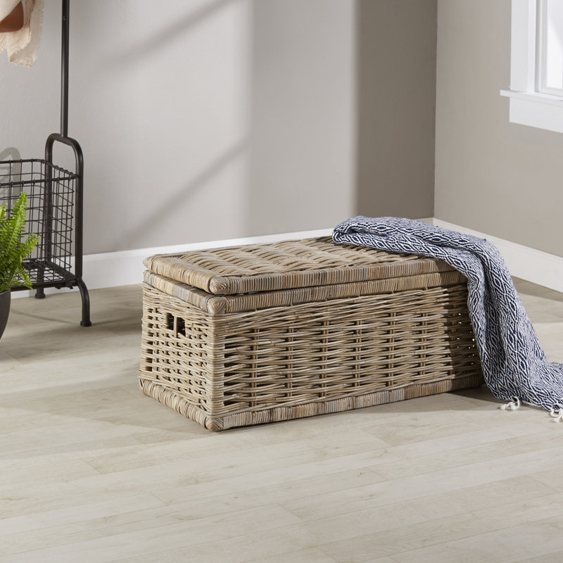 Nelda Normandy Storage Trunk Gray