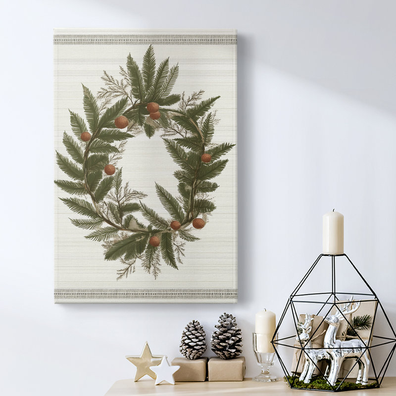 Art des Fêtes de Noël - Toile tendue avec châssis CCGXXII, H 24 po x l 16 po