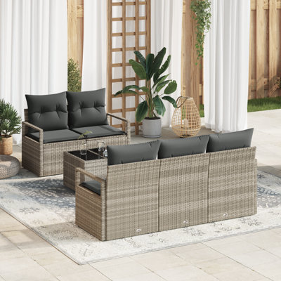 120cm Wide Patio Sofa with Cushions