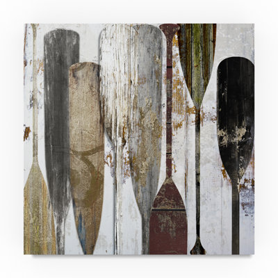 Wrapped Canvas Wall Art - Color Bakery 'Boathouse' Wall Art for Living Room, Bedroom, or Office Décor - 24x24