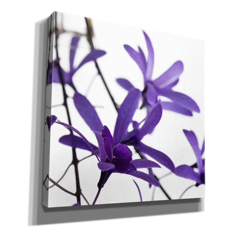 "Fleur mauve 1" par PhotoINC Studio, H 12 po x l 12 po x P 0,75 po