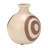 Thomas-Junior Stoneware Ceramic Boho Vase - 6" Tall, Modern Abstract Design - Decorative Accent for Home, Living Room, Bedroom, or Office-351017673