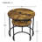 2 Piece Coffee Table Set Wood Nesting Table-18111831