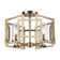 Kousgaard 4-Light Flush Mount in Brushed Champagne Bronze with Clear Glass