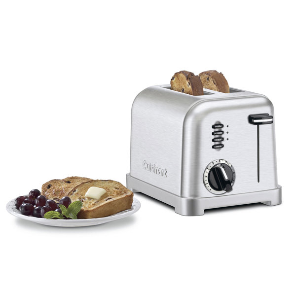 Tostadora metálica Cuisinart Classic de 2 rebanadas