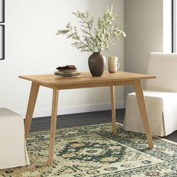 Mesa de comedor con base de madera maciza Armad