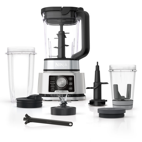 Sistema Ninja® Foodi® de Licuadora y Procesador de Alimentos con Jarra y Vasos para Llevar, 1400 W, 6 Funciones para Bowls, Pastas y Masa