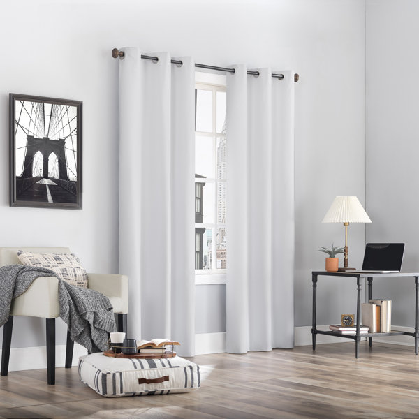Panel Cortina con Ojales 100% Opaco Térmico - Basics by Wayfair™