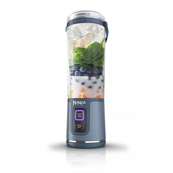 Licuadora portátil inalámbrica Ninja® Blast de 18 oz con tapa hermética y pico para sorber, recargable por USB-C, piezas aptas para lavavajillas