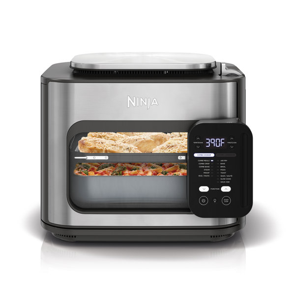 Combo Ninja® Todo-en-Uno: Multicocina, Horno y Freidora de Aire con 14 Funciones y 3 Accesorios