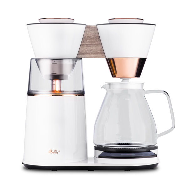Cafetera eléctrica Melitta Vision de 12 tazas Luxe con panel giratorio