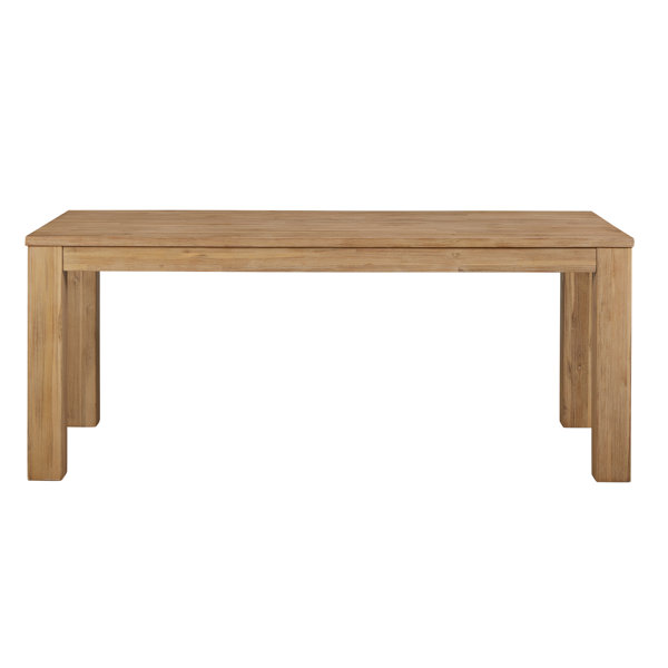 Mesa de comedor de madera maciza de acacia