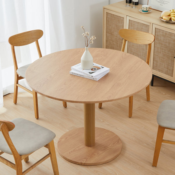Mesa de comedor redonda con pedestal Haben