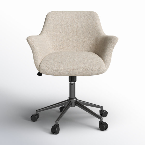 Silla de oficina giratoria Palina con reposabrazos acolchados