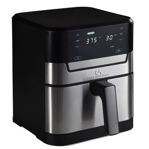 Freidora de Aire Premium XL de 7 Qt. Uber Appliance - Recubrimiento Cerámico Libre de PFOA/PTFE