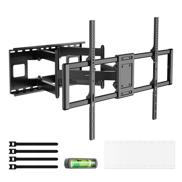 Soporte de pared para TV con movimiento completo de alta resistencia