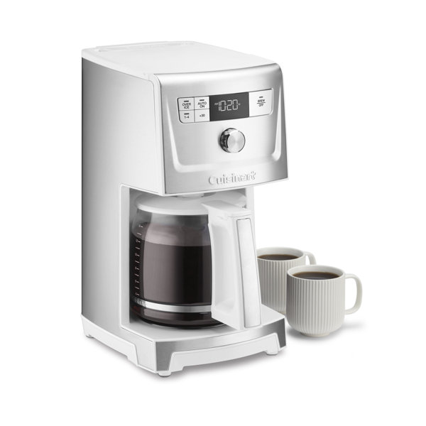 Cafetera Cuisinart Blanca de 14 tazas