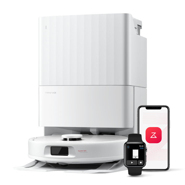 Roborock Qrevo Series, Robot Aspirador y Trapeador, 8000Pa de Succión, Actualizado desde Qrevo Pro, Cepillos Anti-Enredos, Evitación Inteligente de Obstáculos, Autolavable (QV 35A)