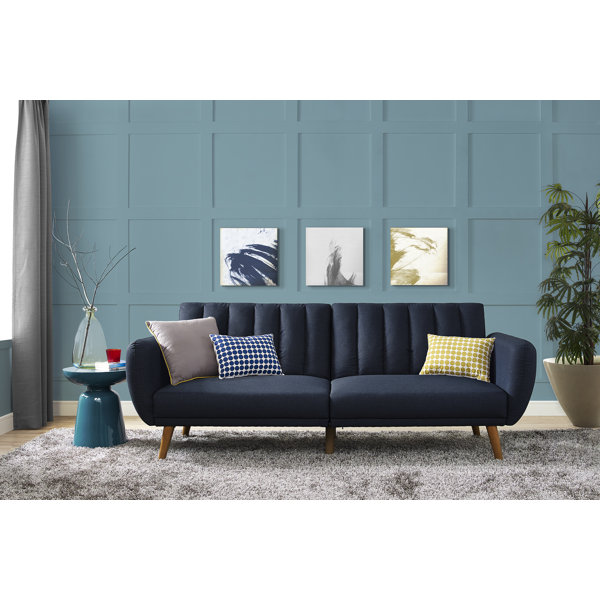Sillón Futon Novogratz Brittany de 81.5" con Brazos Redondos