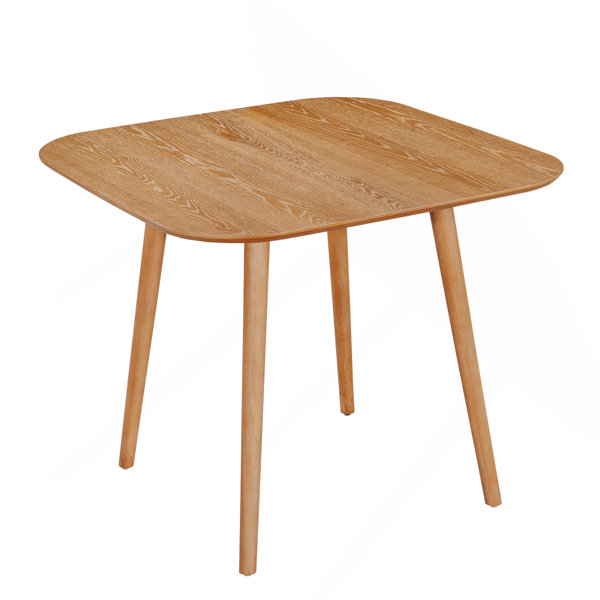 Mesa de comedor con base de madera maciza Louise