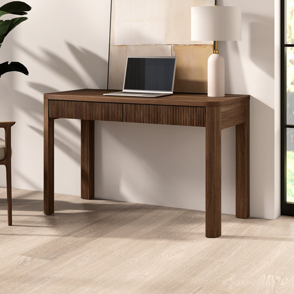 Escritorio rectangular acanalado Gardeina de 48 pulgadas de ancho