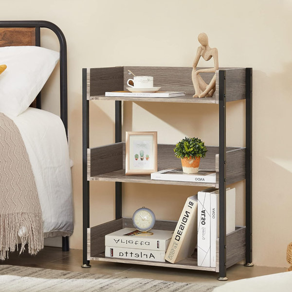 Estante Librero Etagere de Hierro Chrystin 30" Al x 23" An, 3 Repisas Abiertas