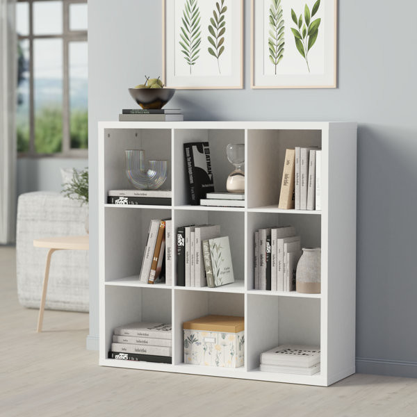 Estante cúbico decorativo de 43.98" de alto x 43.98" de ancho
