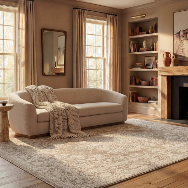 Alfombra Oriental Calidia Beige/Crema