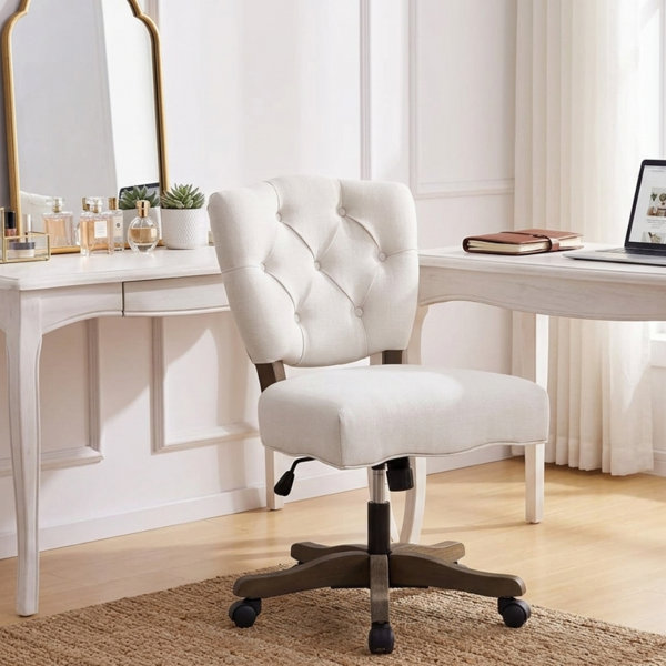 Silla de oficina tapizada Baden