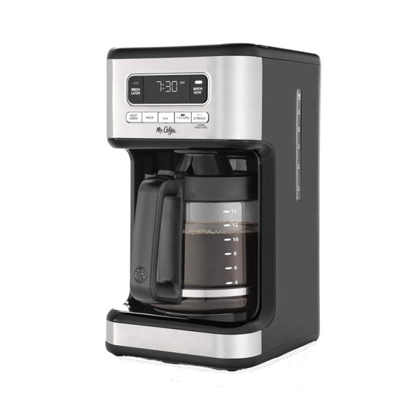 Cafetera Mr Coffee de 14 tazas, color negro